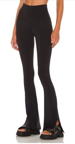 Revolve STRUT-THIS Black slit leggings thumbnail 1