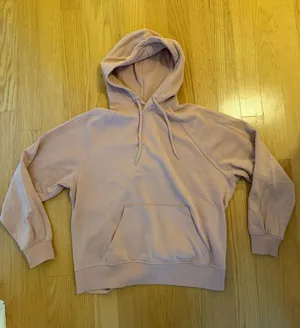 H&M Soft Light Mauve Hoodie Sweatshirt thumbnail 1