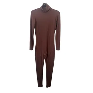 BUMPSUIT‎ The Penelope Mockneck Maternity Unitard Brown Medium NEW NWT thumbnail 2