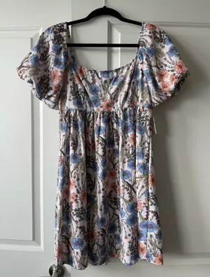Altar'd State Floral Dress thumbnail 1