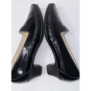 SAS Sonyo TriPad Comfort Black Patent Leather Pump‎ Sz11M Retro Grannycore Dance thumbnail 4