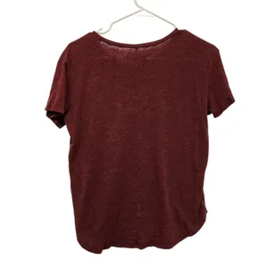 Abercrombie & Fitch Maroon Short Sleeve Spellout Collegiate Tee Shirt Size Small thumbnail 2