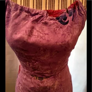 2piece Butterfly Boho Pants Set Purple Size L thumbnail 7