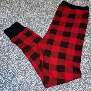 Old Navy Pajama Set Women L Red Buffalo Plaid Thermal 2 Piece Set Holiday Cozy thumbnail 3