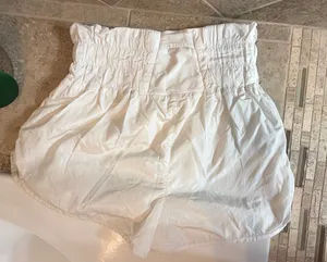 Free People White High-Waist Shorts thumbnail 2