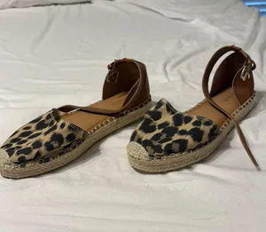 Old Navy Cheetah Espadrille Shoes thumbnail 3