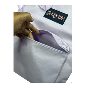 NWT - JanSport Draw Sack Lavender Purple Drawstring Backpack Bag thumbnail 2