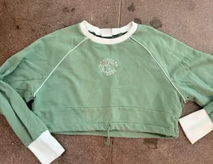 Gymshark green cropped crewneck thumbnail 1