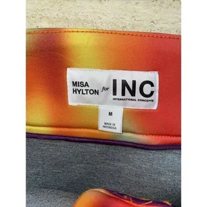 Misa Hylton For‎ Inc Scuba Pants tie dye print Size M thumbnail 2