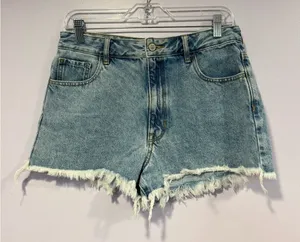 Pacsun high rise festival shortie‎ denim shorts thumbnail 1