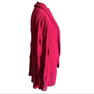VTG JH Collectible Red Cardigan Sweater Women’s 3XL NWT! Grandmacore Ski Lodge thumbnail 3