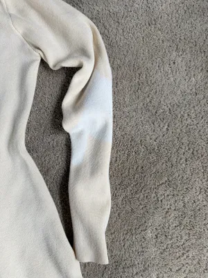 AKIRA Cream Asymmetrical Maxi Sweater Dress – Size Small thumbnail 4
