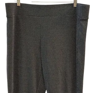 LOFT Women's XL Black and‎ White Polka Dot Jegging Pants Stretchy Pull On thumbnail 2