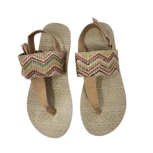 Luk Ees By Muk Luks Multicolor Slingback Casual Flats Thong Sandals Size 9 thumbnail 2