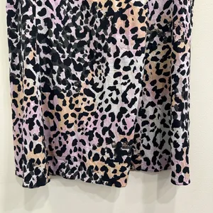 Veronica Beard Diane Stretch‎ Silk Leopard Print Midi Slip Skirt Lilac Multi 10 thumbnail 6