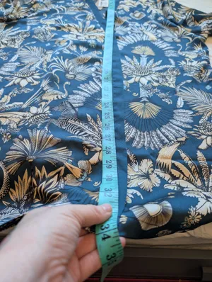 NWT Etam Wild Animals Kimono Robe Medium Teal thumbnail 8