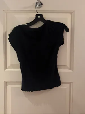Chaser Black Short Sleeve Crewneck Top thumbnail 2
