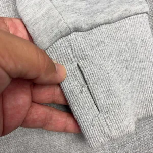 Lululemon Scuba Hoodie Womens Small Gray Full Zip Cropped Fleece Thumbholes thumbnail 9