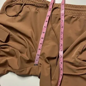 Hedge neutral cargo joggers‎ medium pants unisex windbreaker material drawstring thumbnail 10