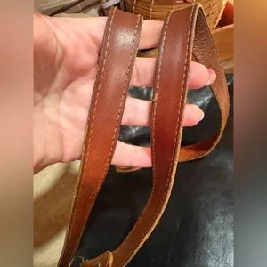 Valentina Black and Brown Shoulder Bag with Leather Handles thumbnail 5