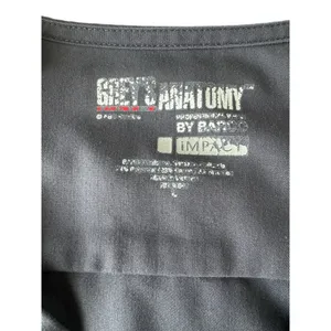 Grey’s Anatomy Women’s Gray Scrub Top Size Large V-Neck 3 Pocket Stretch 7187 thumbnail 4