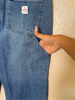 Vintage Y2K Unionbay Carpenter Jeans Womens 5 27W Baggy Skater Utility Denim 90s thumbnail 7