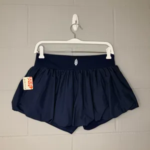 NWT FP Movement Dance All Day Bubble Skort in Midnight Navy Women’s Size Large thumbnail 6