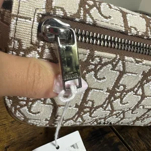 Dior X Cactus Jack Belt Bag Small Brown Canvas Leather Monogram Fanny Pack Italy thumbnail 9