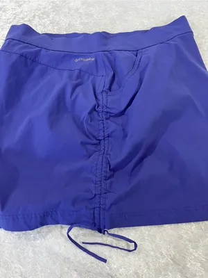Columbia Omni Shade Skort Skirt Built -On Shorts Purple Size Large Sporty Comfy thumbnail 10