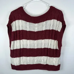 SO Fall‎ sweater vest oversized knit pull over sweater layering preppy equestrian thumbnail 4