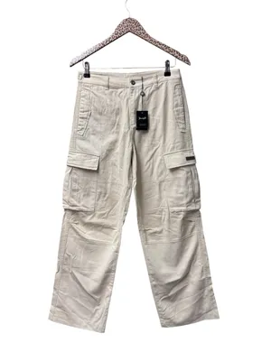YoungLA Womens Metro Cargo Pockets Pants Womens Beige Khaki Small NEW NWT thumbnail 2