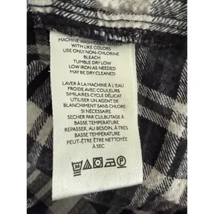 Free People We The‎ Free Indigo Skies White/Black Plaid Shirt Women's Size Small thumbnail 13