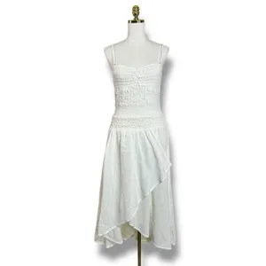 Free People Ethereal Fairy Sparkling Moment Midi Dress in White Size Large thumbnail 9