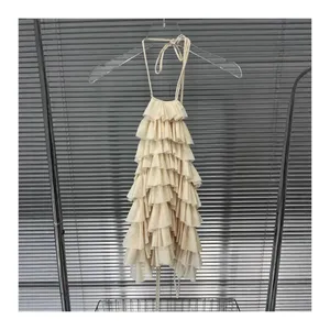 Shein Cream Ruffle Blouse thumbnail 4