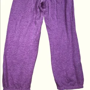 Victorias Secret purple crop joggers size xsmall thumbnail 4