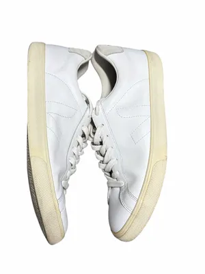 Veja‎ Esplar White Leather Sneakers Size 9 thumbnail 4