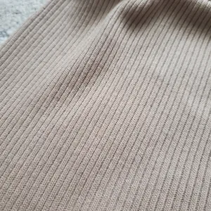 Old navy High Waisted Rib knit Maxi skirt size medium in cream color thumbnail 4