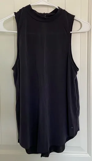 EUC | American Eagle women’s soft‎ & sexy sueded high neck tank top — XS thumbnail 1