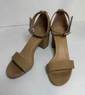 Women’s Tan Block Heel Ankle thumbnail 1