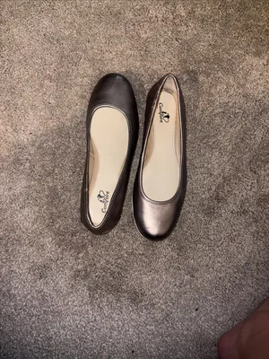 Comfort Annabelle leather Metallic Ballet Flats - Women's Slip-On size 8.5 thumbnail 6