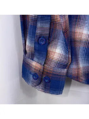 Dixxon The Great One 13 Women’s M Blue Plaid Flannel thumbnail 9