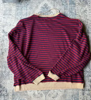 Free People Striped Crewneck thumbnail 3