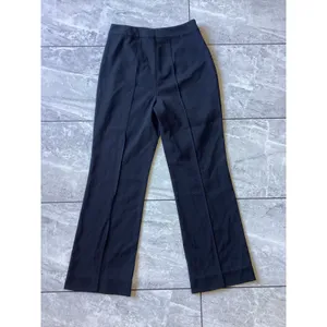 Reformation Black Pintuck High Rise Wide Leg Trousers Pants Size 6 thumbnail 5