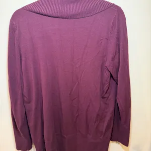INC International Concepts Deep Burgundy Cardigan thumbnail 2