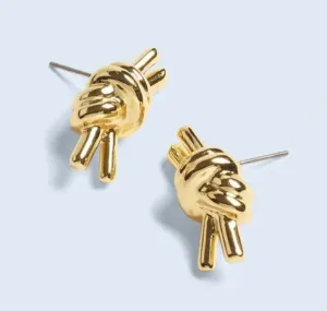 Madewell • NWT Knotted Medium Stud Earrings thumbnail 1
