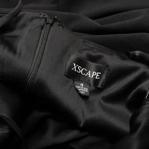 XSCAPE ‎ - “Shay” Pleated Satin Neckline Gown thumbnail 4