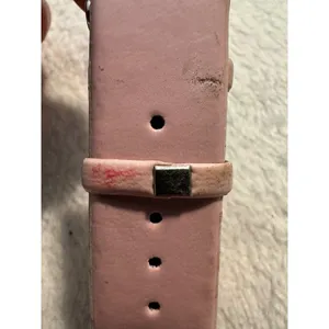 Osirock Vintage 1980s Square Watch Chrome Pink Faux Leather Strap Retro Quartz‎ thumbnail 7