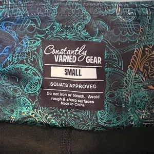 CVG shorts with koi pond pattern and built in spandex Green thumbnail 3