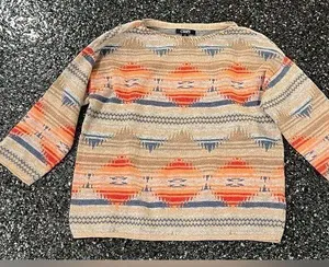 Women’s Chaps Large Multicolor Sweater thumbnail 1