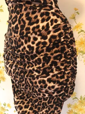 Leopard print bodycon midi dress size M Multi Size M thumbnail 5